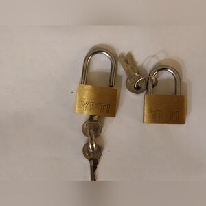 Two Small Yeti Padlocks